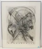 Kumögrumabu by Bernhard Luginbühl, 1973, etching, sold Sep 2020