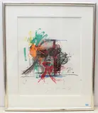 Ohne Titel by Jean Tinguely, screenprint, sold Sep 2020