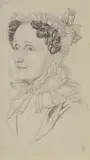 Portrait der Mutter des Künstlers by Joseph von Führich, pencil, sold Jun 2020