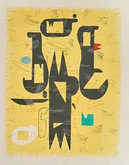 Spitze Formen by Willi Baumeister, 1948, color lithograph, sold Jun 2020