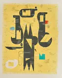 Spitze Formen by Willi Baumeister, 1948, color lithograph, sold Jun 2020