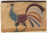 L'Oiseau (Paon) by André Derain, watercolor, sold Jun 2020
