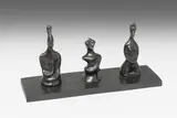 Roi, reine et fou by Max Ernst, bronze, sold Jun 2020
