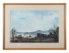 Untitled by Philip Latimer Dike, Watercolor, sold Oct 2026