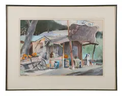 Untitled by Guy Lipscomb, Watercolor Landscape, sold Oct 2026