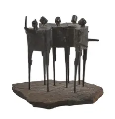 Untitled by Ray Jensen, Bronze Group, sold Oct 2026