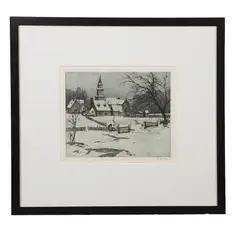 Untitled by Josef Eidenberger, Etching, sold Oct 2026