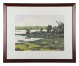 Untitled by Gordon Mortonsen, Woodcut, sold Oct 2026