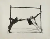 Untitled by James Kearns, lithograph, sold Nov 2022