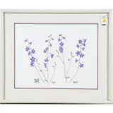 Delphinium Variegatum by Hisao Yokota, 1982, screenprint, sold Nov 2022
