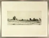 Untitled by Gordon Cook, etching, sold Nov 2022