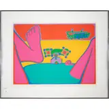 Untitled by Clayton Pond, serigraph, sold Dec 2022