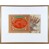 Untitled by Mary Ritt, mixed media print, sold Dec 2022