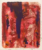 Untitled by Ruth Wall, lithograph in colors, sold Dec 2022