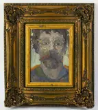 self-portrait by William Ballantine Dorsey, oil on canvas, sold Jan 2026