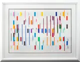 Bird's Eye View by Yaacov Agam, 1978, Serigraph in Colors on Paper, sold Sep 2024