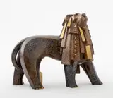 Lion by Wang Jida, Bronze Sculpture, sold Sep 2024