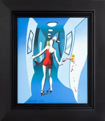 Tipsy by Mark Kostabi, 2021, Oil on Canvas, sold Sep 2024