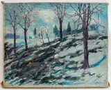 Winter Landscape by Everett Lloyd Bryant, Oil on Canvas, sold Sep 2024
