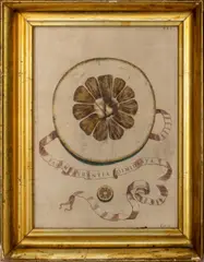 Eadem Aurantia Dimidiata by Cornelis Bloemaert, circa 1646, Engraving on Paper, sold Sep 2024