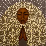 Prayer Painting by Tamara Adams, 2015, Mixed Media on Canvas, sold Sep 2024