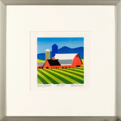 Untitled by A Sabra Field, woodblock print, sold Oct 2025