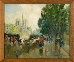 Untitled by Merio Ameglio, oil on canvas, sold Oct 2025