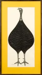 Untitled by Jacques Hnizdovsky, woodcut on paper, sold Oct 2025