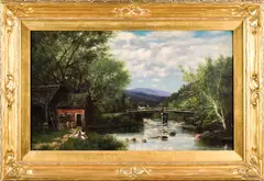 Untitled by Frank Henry Shapleigh, oil on canvas, sold Nov 2025