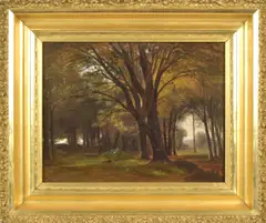 Untitled by Benjamin Champney, oil on canvas, sold Nov 2025