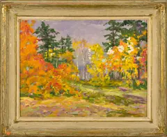 Untitled by Henry Ryan MacGinnis, oil on canvas, sold Nov 2025