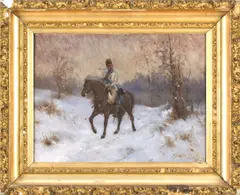 Untitled by John Steeple Davis, oil on canvas, sold Nov 2025