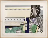 Untitled by A Roy Lichtenstein, lithograph and screenprint, sold Jan 2026