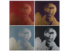 Untitled by Nat Finkelstein, color screenprint, offered Apr 2017