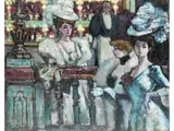 Koketten by Charles-François-Prosper Guérin, oil on canvas, offered Jun 2025