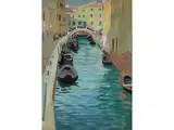 Untitled by Luigi Bracchi, tempera, sold Sep 2024