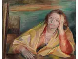 Portrait der Baronessa Caterina Catore Pennisi by Ferruccio Ferrazzi, oil on panel, offered Mar 2025