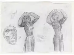 Untitled by Julio González, drawing, offered Dec 2023