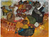 Imaginaire by eigentlich Tobias Eidesas Théo Tobiasse, mixed media, sold Sep 2015