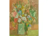 Blumenstillleben by Sigmund Landau, oil, sold Apr 2022