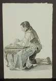 Zugeschrieben Der Töpffer by Georg Melchior Kraus, watercolor, sold Jun 2020