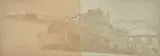 Meissen - Blick über die Elbbrücke auf die Burg mit der Domkirche by Robert Kummer, pencil, offered Jun 2020