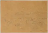 Auf dem Wege von Olevano nach Genzano by Friedrich d.Ä. Preller, pencil, sold Jun 2020