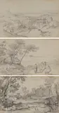 Italienische Landschaftsstudien by Johann Wilhelm Schirmer, pencil, sold Jun 2020