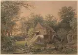 Mühle in Lochwitz bei Dresden by Alfred Wagner, watercolor, offered Jun 2020