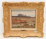 Sumpflandschaft by Pierre Emmanuel Eugène Damoye, 1906, oil on panel, sold Jun 2020