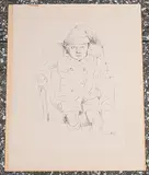 Thomas Corinth by Lovis Corinth, 1913, lithograph, offered Jun 2020