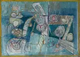 Metamorphose", 1978 by Serge Brignoni, oil on canvas, sold Jun 2020