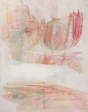 Ohne Titel by Wolf Barth, 1958, mixed media, offered Jun 2020