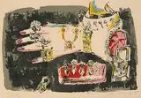 Les Bijoux by Alois Carigiet, 1957, color lithograph, sold Jun 2020